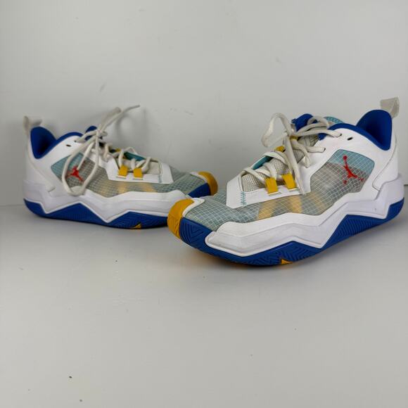 Nike Air Jordan One Take 4 D07193-164 Shoes Men's Size 9.5 White-Lagoon - Picture 2 of 8